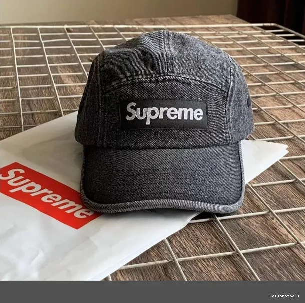 Black Tannin Washed Washed White Water CAP SS23 DENIM Blue Camping CAMP Hat Water 0511